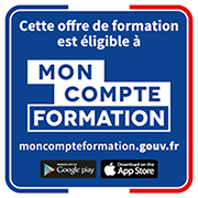 Cette offre de formation est éligible à Mon compte formation