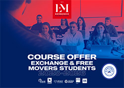 EM Normandie Road Map 2024-2025 Course offer - Exchange and free movers students