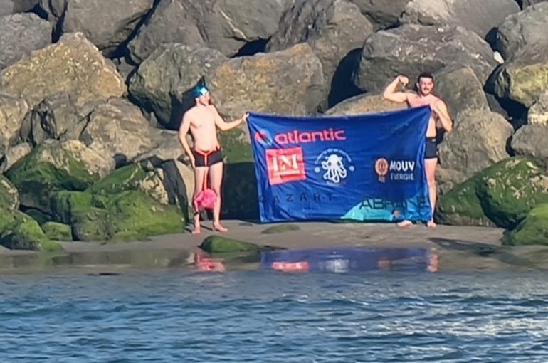 Traversée de la Manche réussie pour Squid'EM Traversée de la Manche réussie pour Squid'EM